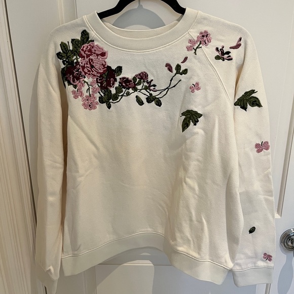 ARITZIA Little Moon Embroidered Sweatshirt - Picture 2 of 4